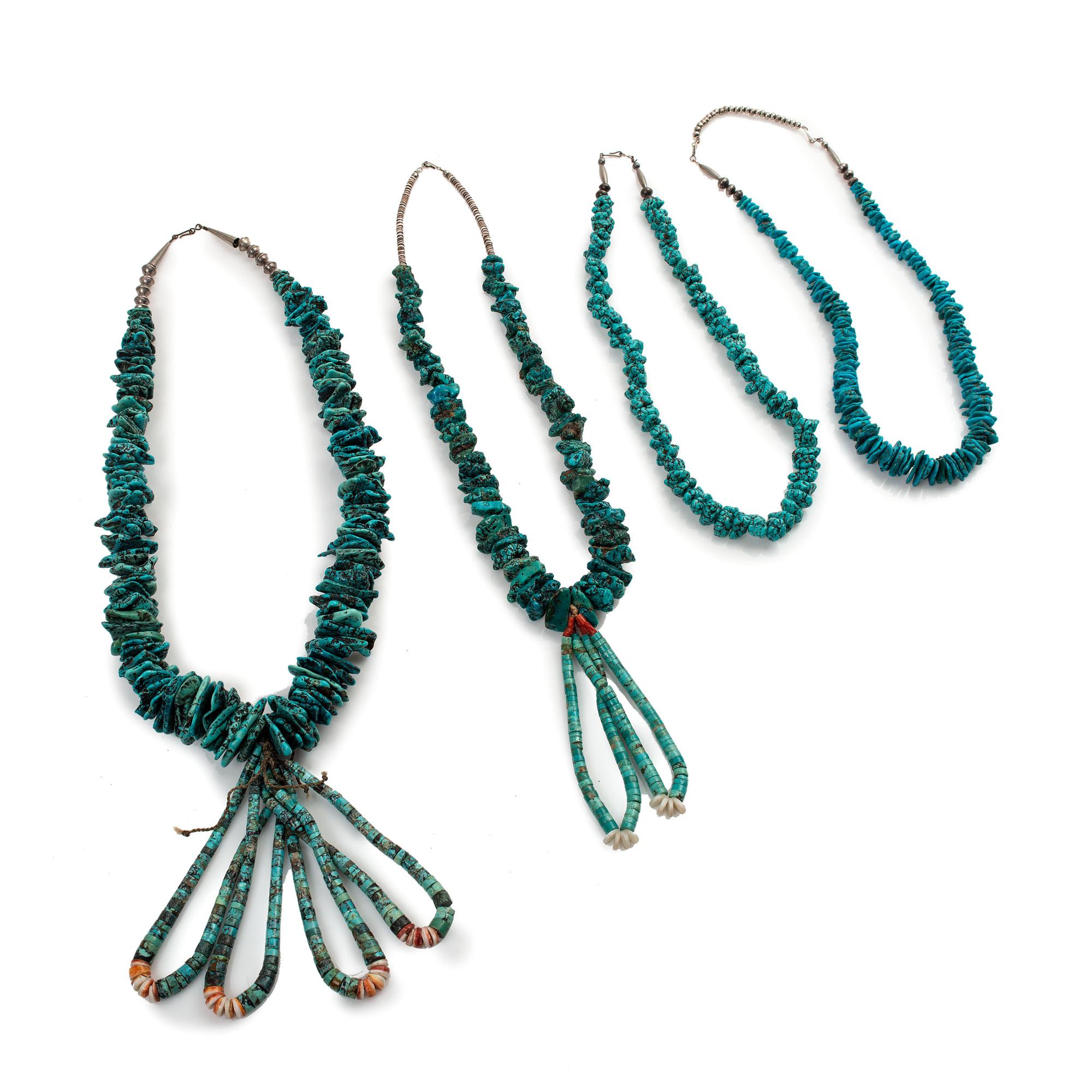Southwestern-Style Turquoise Nugget Necklaces