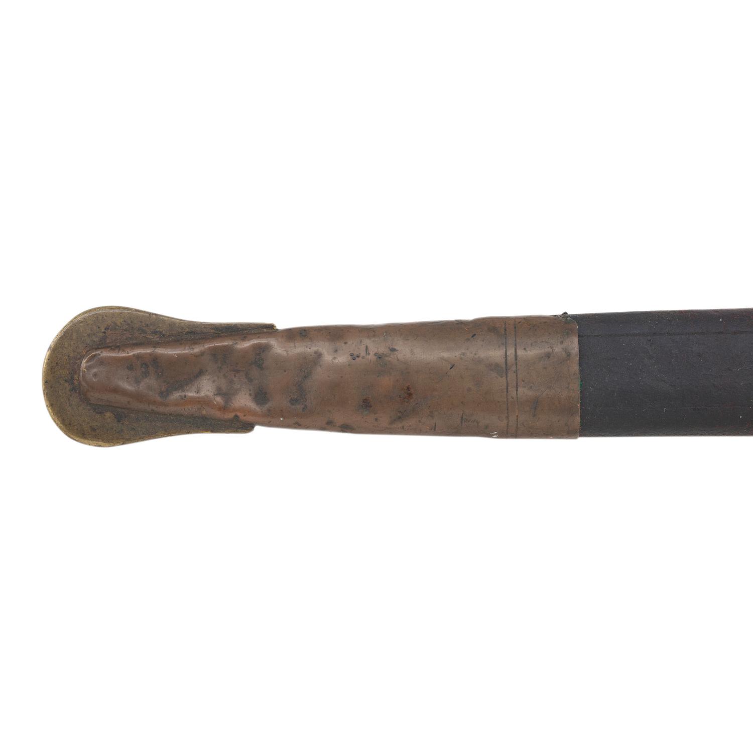 Import Foot Officers Sword with Scabbard Inscribed to Capt. S.E. Thomason - 176th NY Vols., then Captured and Descended in a Texas Confederate Family