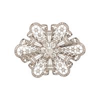 EDWARDIAN, DIAMOND BROOCH