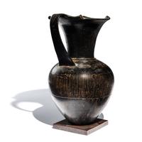 An Etruscan Bucchero Pitcher