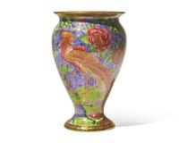 A Wedgwood Lustreware 'Argus Pheasant' Vase