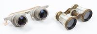 Two Pairs of Opera Glasses Width of first 4 inches.