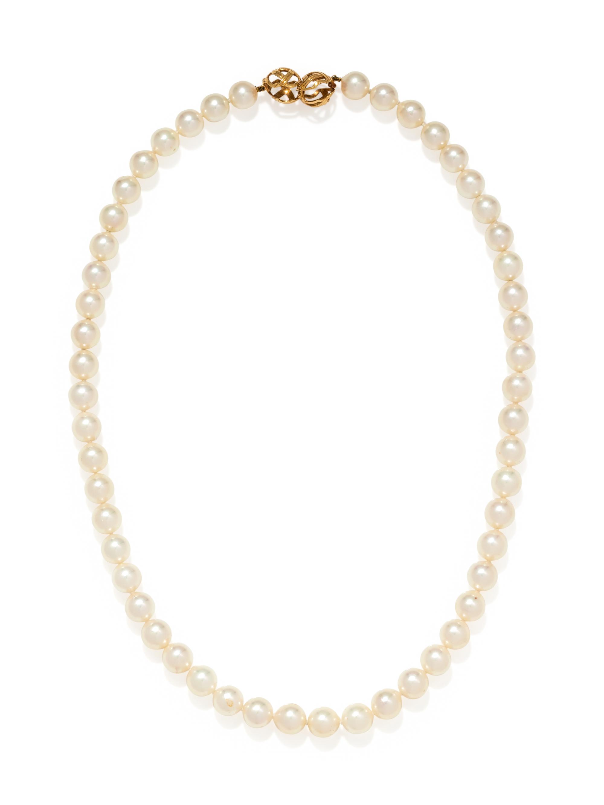 CULTURED PEARL NECKLACE
