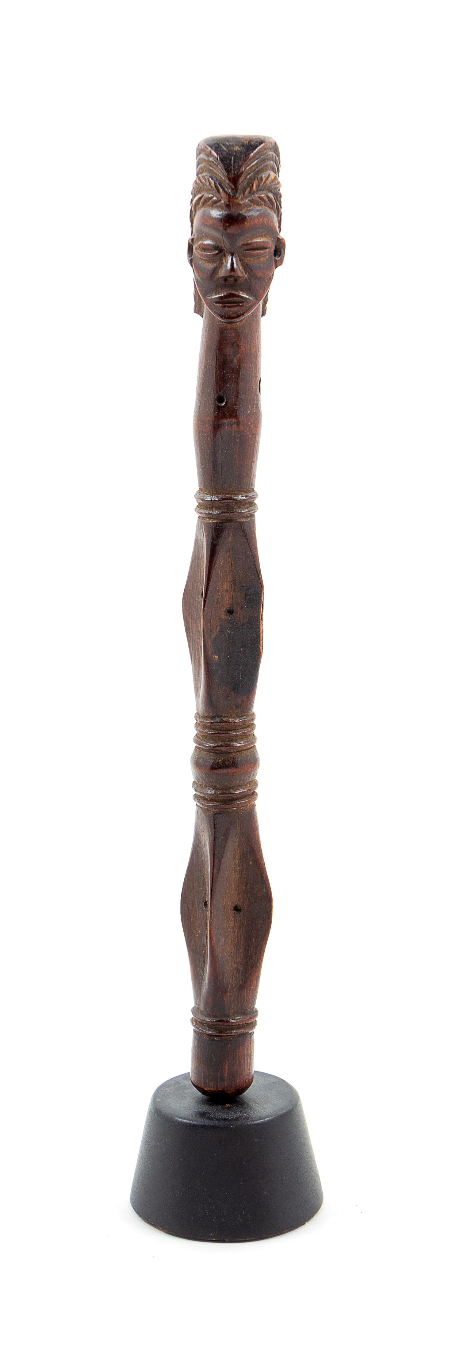 An African Wood Staff Height 14 1/2 inches. — 20TH CENTURY