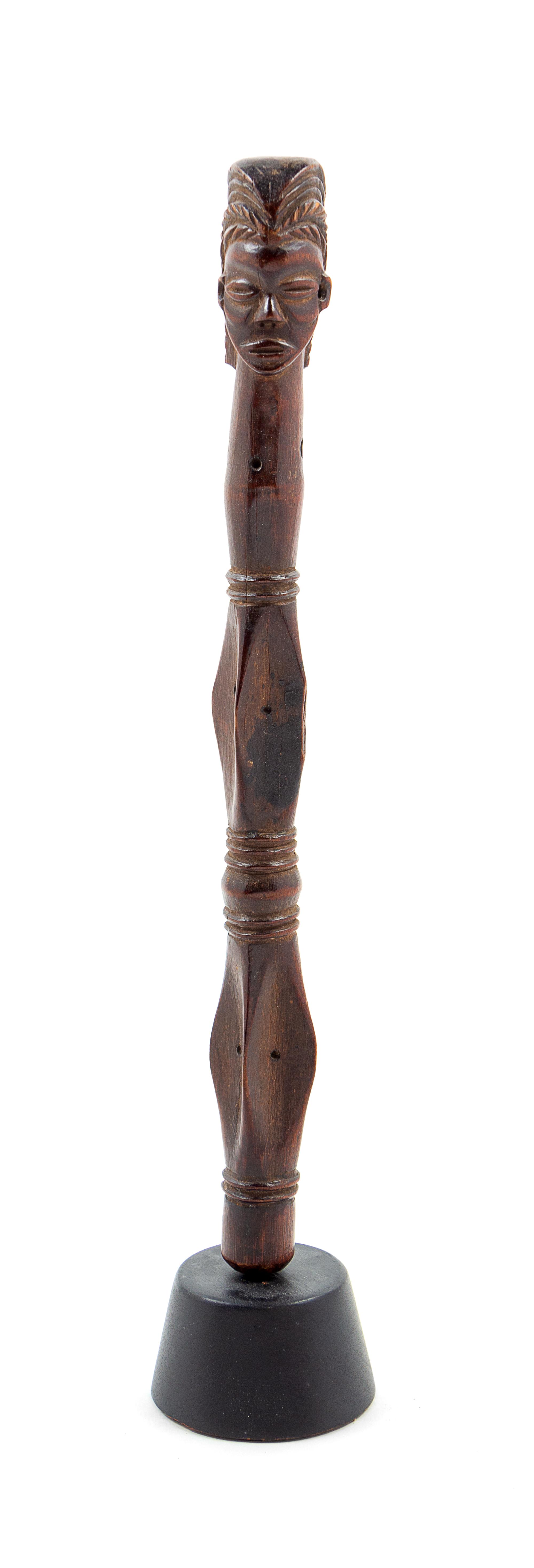 An African Wood Staff Height 14 1/2 inches. — 20TH CENTURY