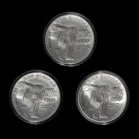 * A United States 1983-P,S,D Los Angeles Summer Olympiad Silver Dollar Set