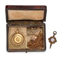 MONTANDON GENEVA, 18K YELLOW GOLD POCKETWATCH