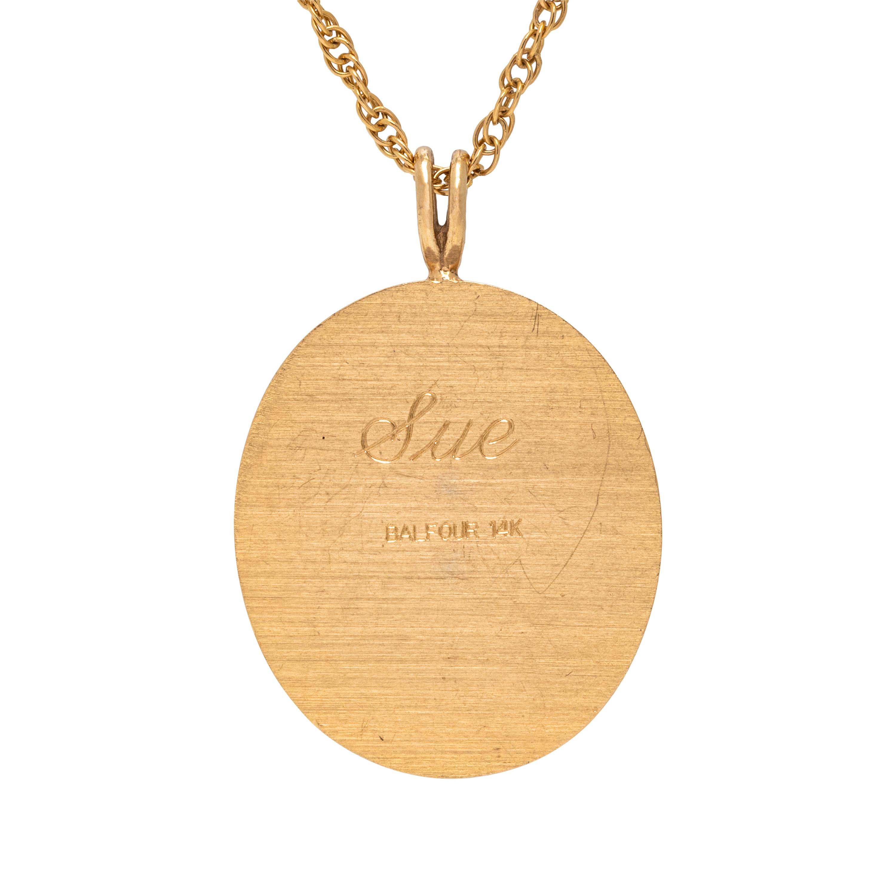 A 1998 New York Yankees World Series Champion Pendant — Gifted by Owner George Steinbrenner to His Sister, Susan Norpell