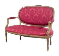 A Louis XVI Style Painted Salon Suite