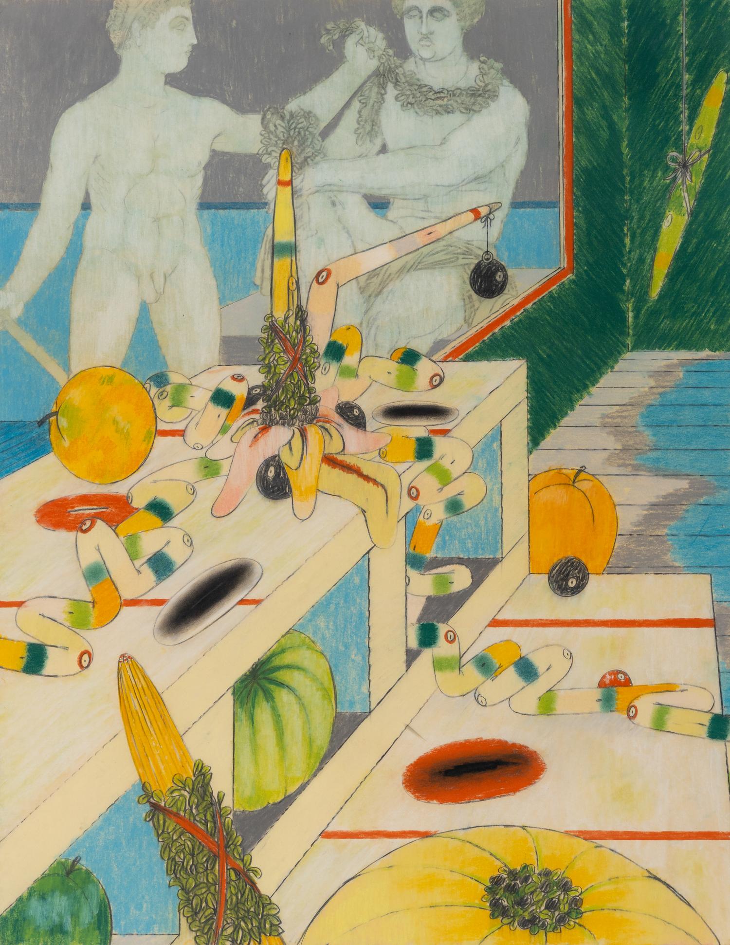 Untitled (Study for Fantastic Garden), 1962