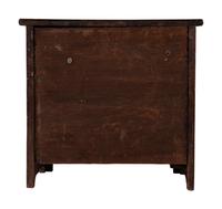 A Miniature Federal Three-Drawer Cherry Chest of Drawers
