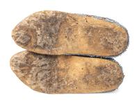 Apache Beaded Hide Moccasins
