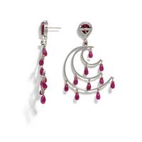 RUBY AND DIAMOND EARRINGS