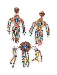 21 Assorted Costume Jewelry Pieces, 1970-2000s