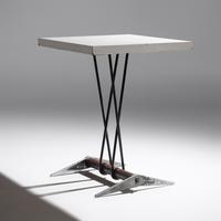 attributed to Jean Prouvé (French, 1901–1984) — Table, designed c. 1930s designed for the Aero Club Doncourt-les-Conflans