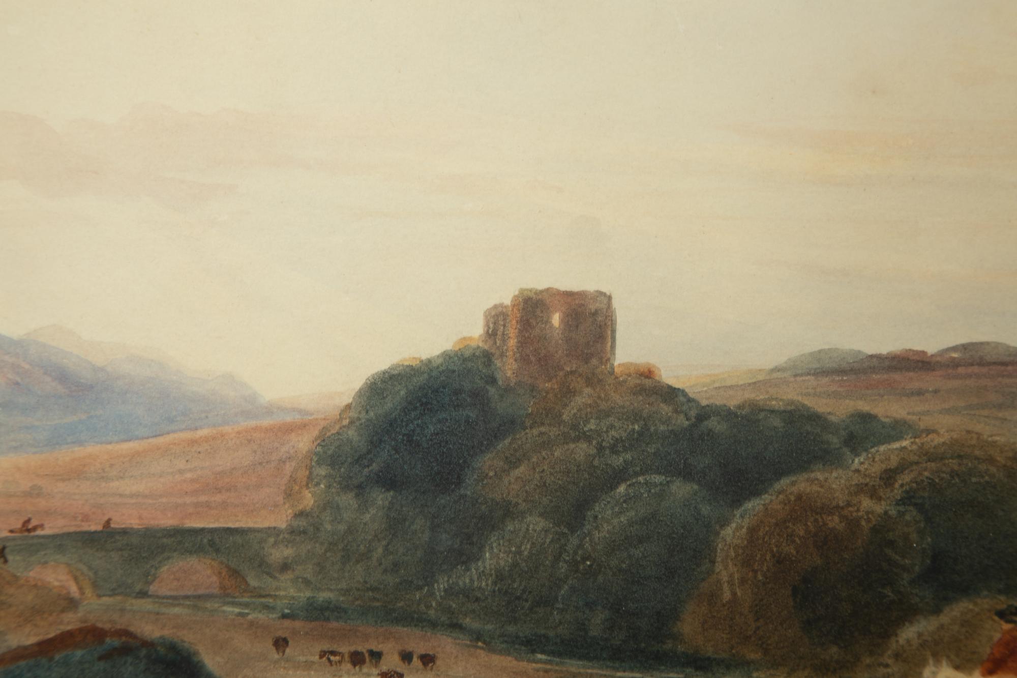 Drover and Cattle in a Landscape with Castle