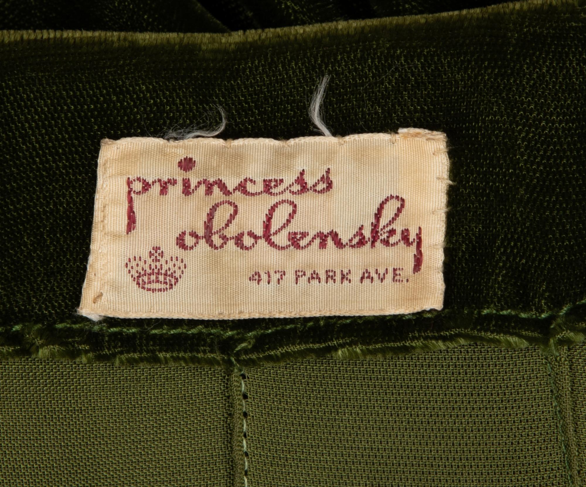 Princess Obolensky Evening Jacket, c. 1939