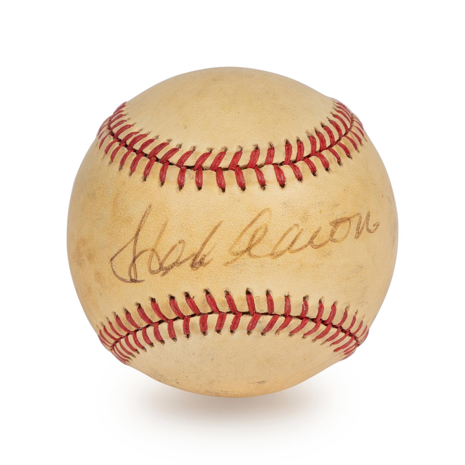 A Hank Aaron Single Signed Autograph Baseball (Beckett Authentication Services Letter),