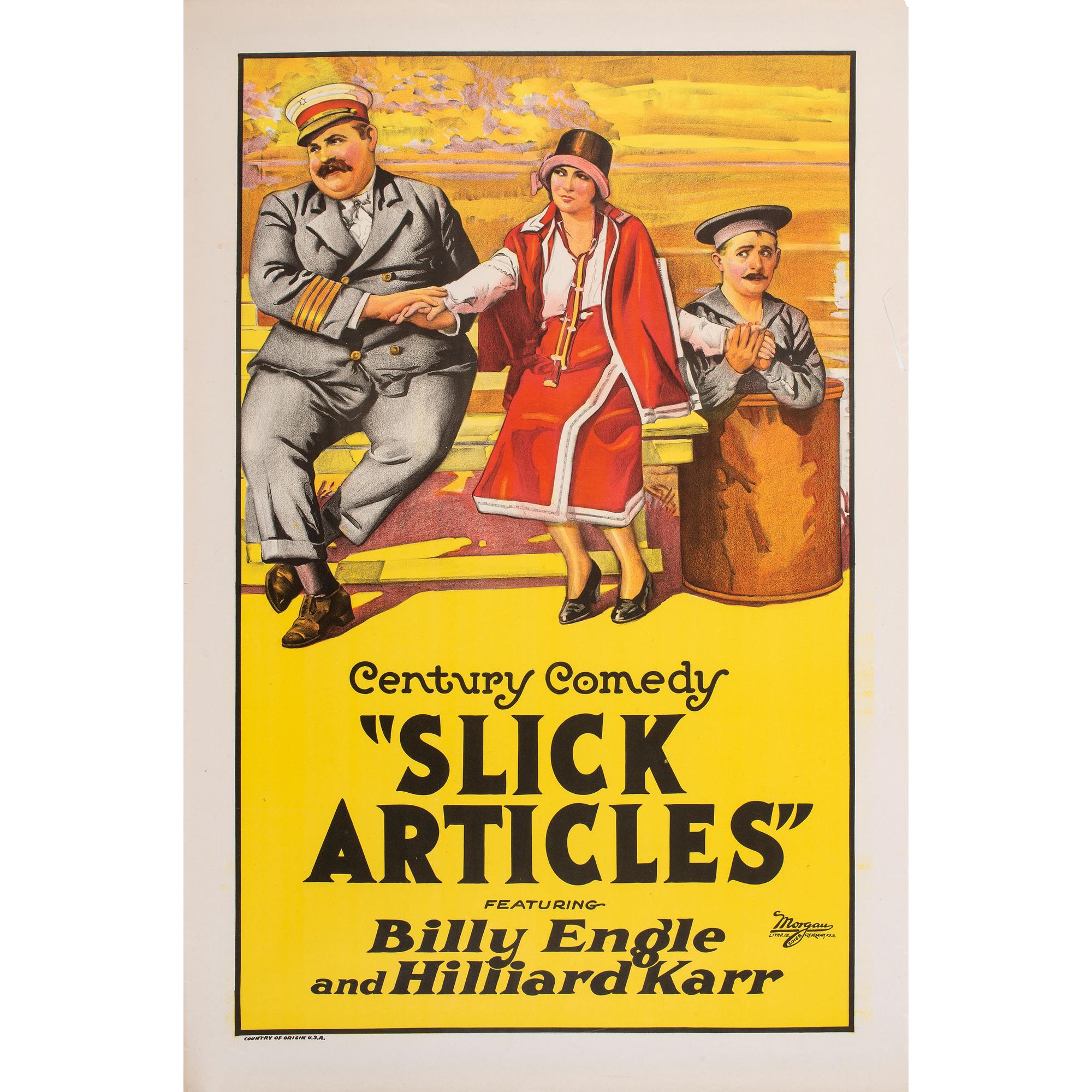 Seven Century Comedy "Slick Articles" Film Posters