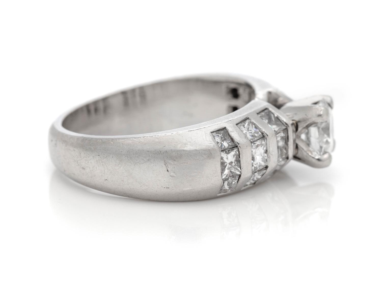 PLATINUM AND DIAMOND RING