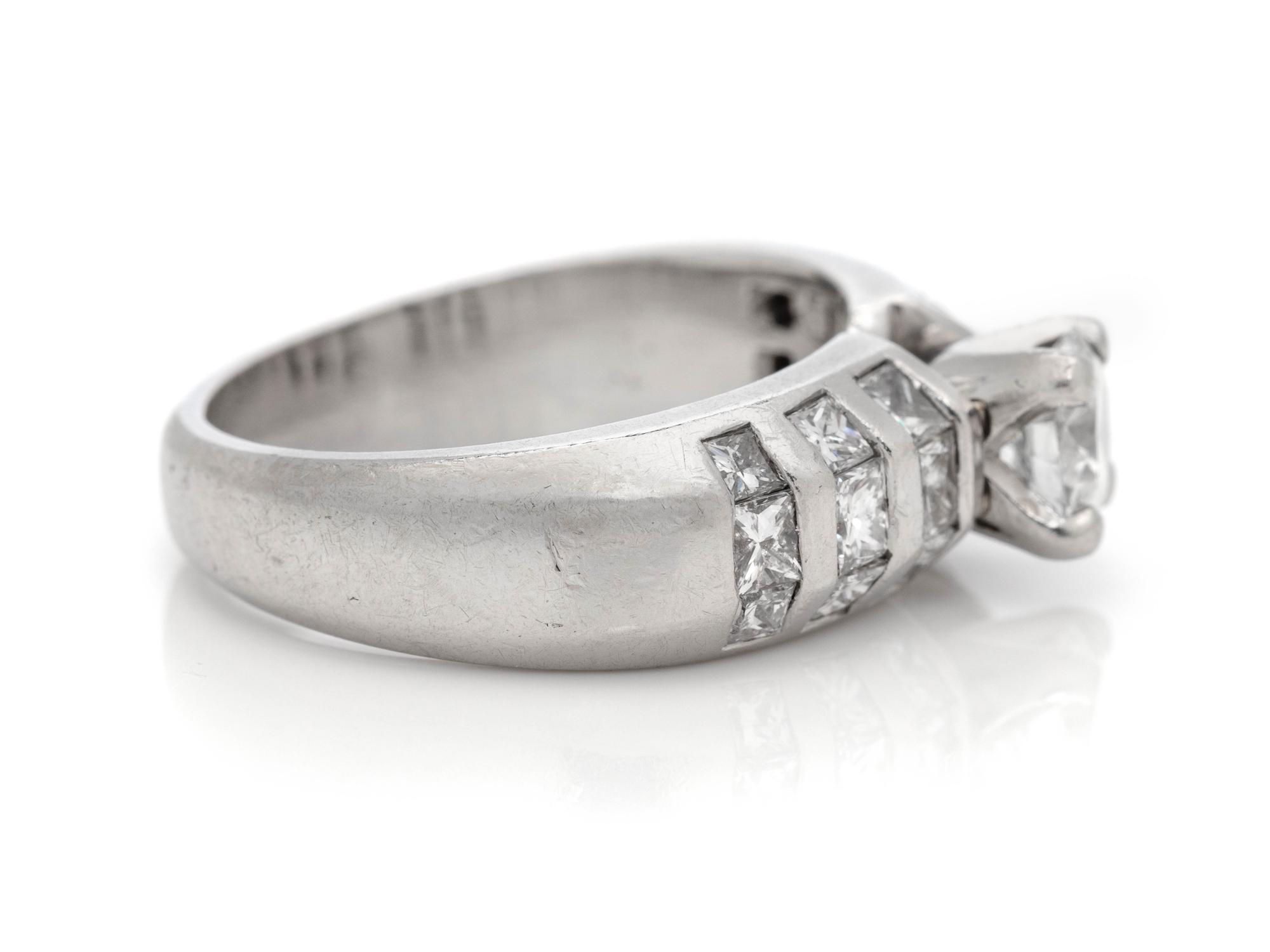 PLATINUM AND DIAMOND RING