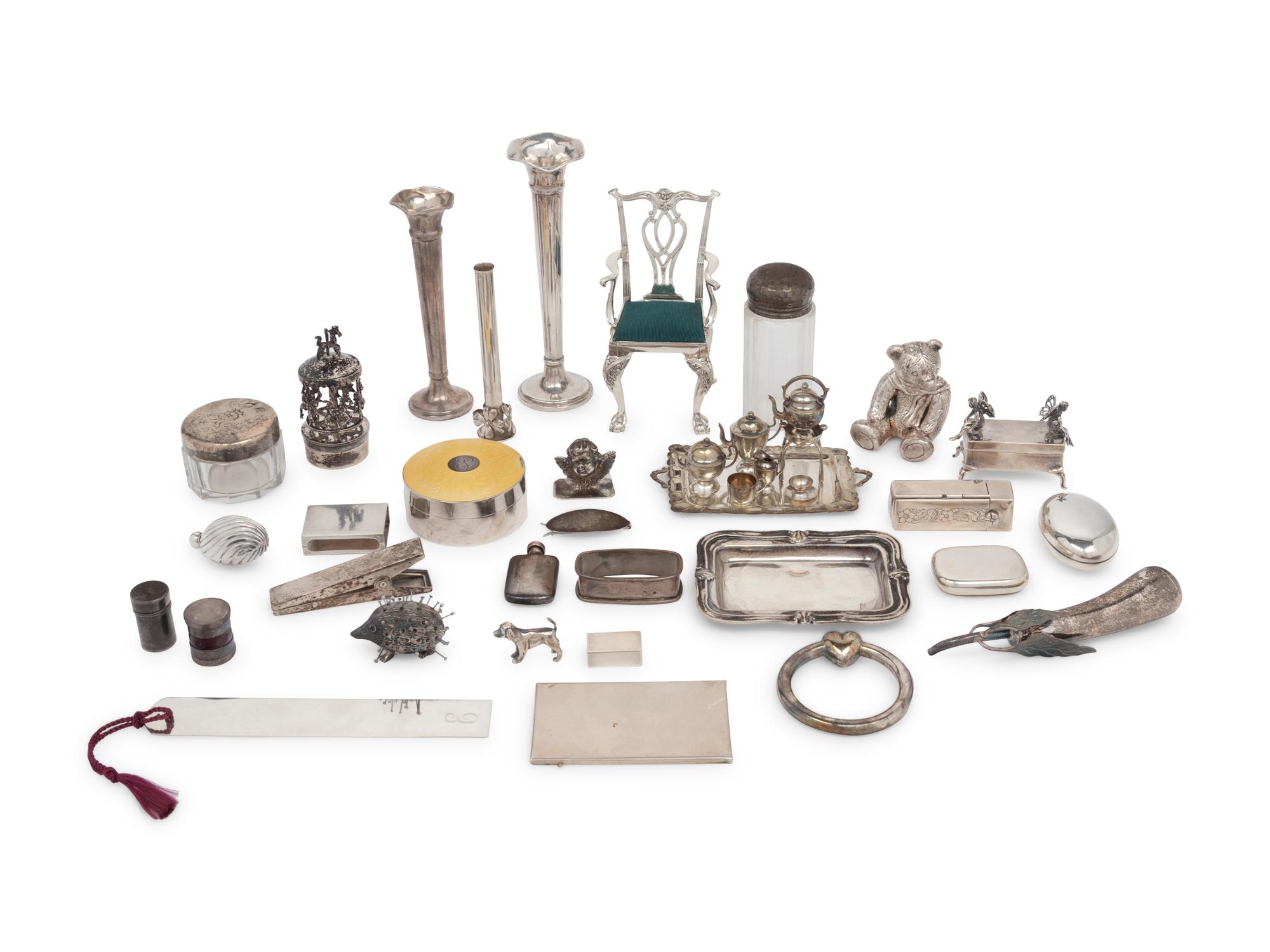 A Group of Silver Table Articles