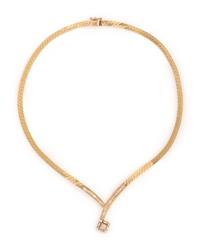 YELLOW GOLD AND DIAMOND NECKLACE