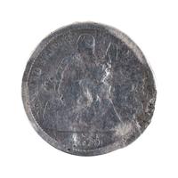 [CIVIL WAR]. Patriotic coin depicting soldier's private moment on one side.