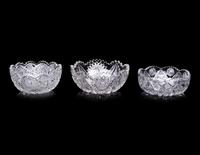 A Collection of American Brilliant Cut Glass Articles