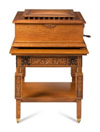 A Regina Style 26 Table Disk Music Box