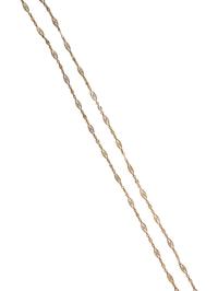 YELLOW GOLD FILIGREE CHAIN NECKLACE