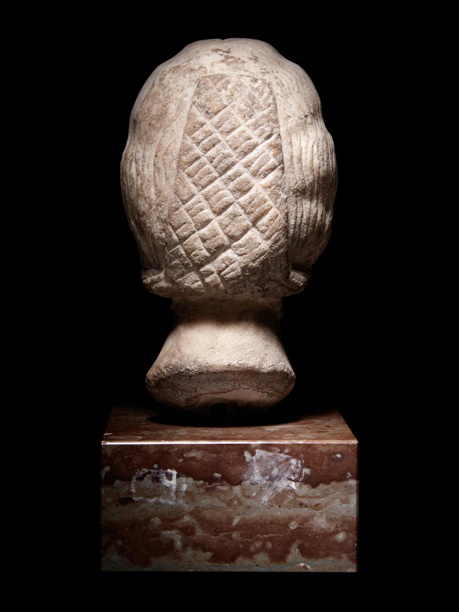 A Roman Marble Portrait Head of Julia Paula