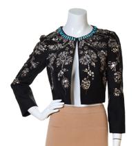 An Emilio Pucci Black Bolero Jacket, Size 8.