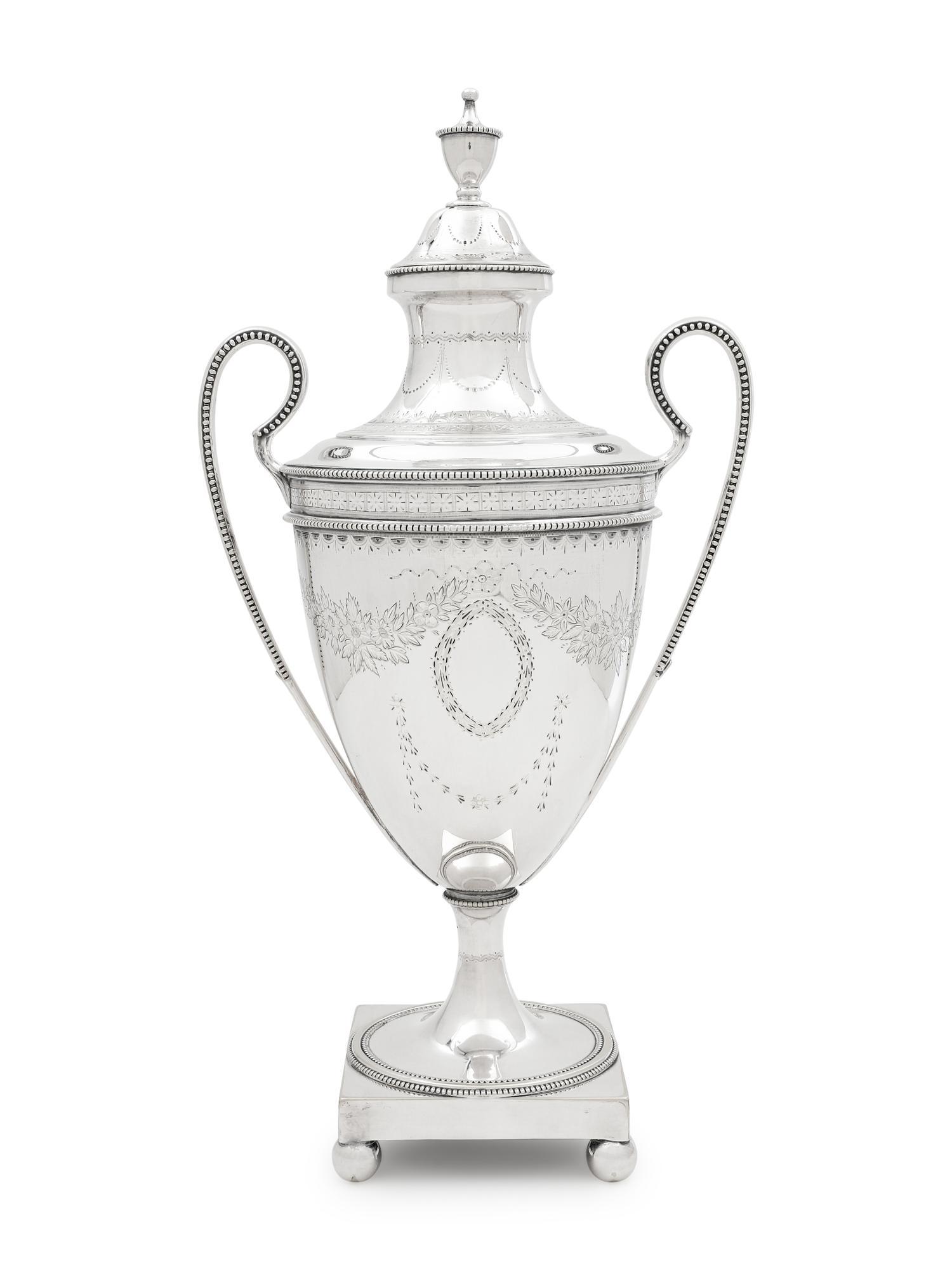 A Georgian Silver-Plate Tea Urn