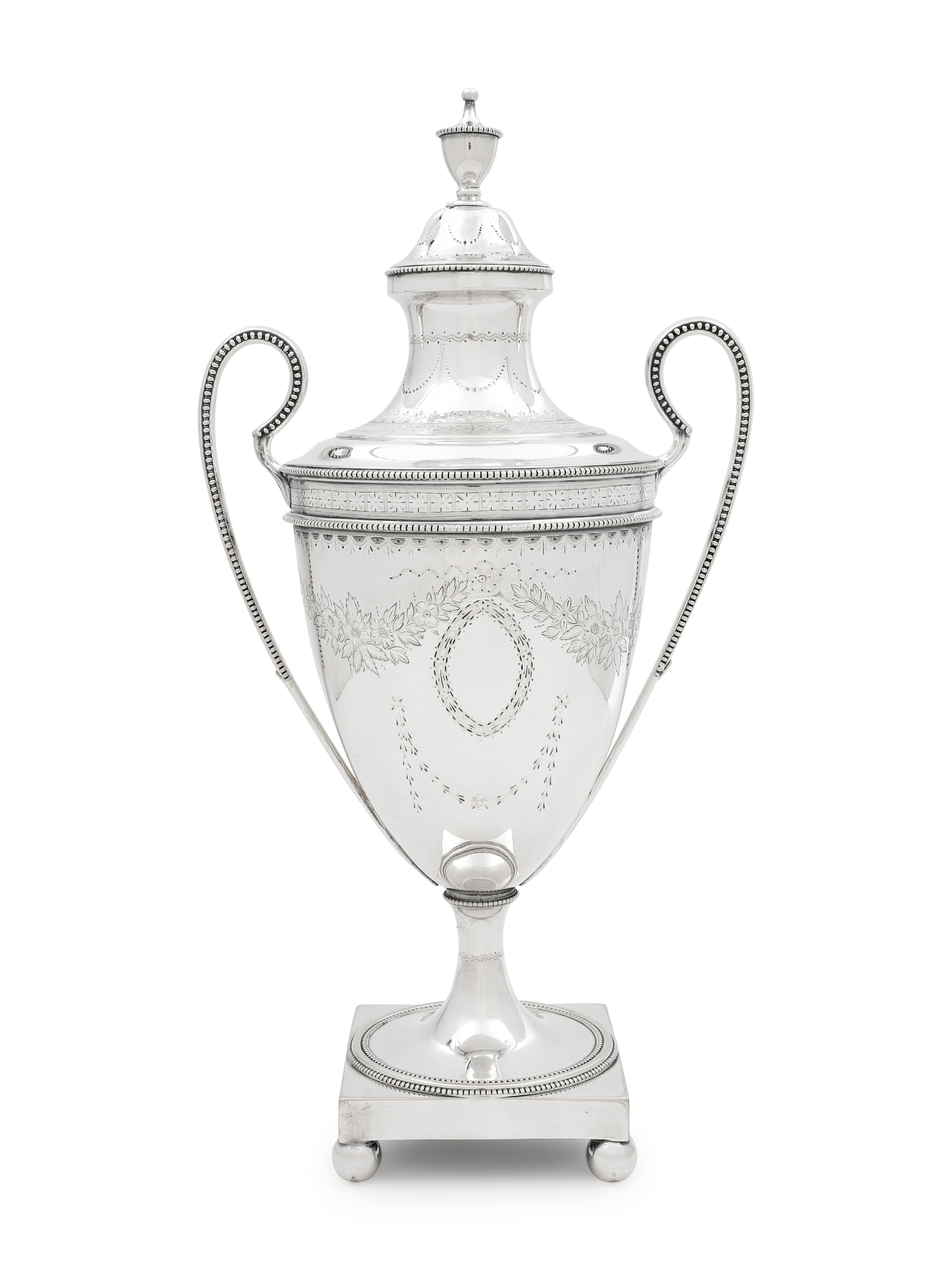 A Georgian Silver-Plate Tea Urn
