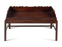 A George III Style Mahogany Low Table