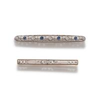 COLLECTION OF ANTIQUE DIAMOND BAR BROOCHES