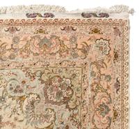 A Qom Silk Rug