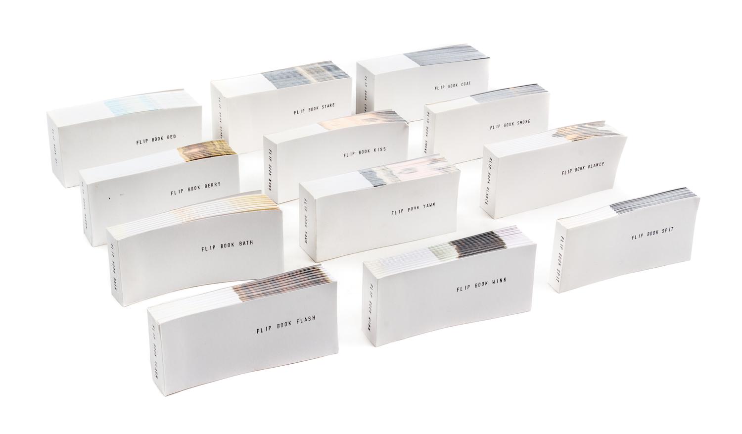 (FLIPBOOKS) OGNAR STEPHANIE. [Untitled]. 12 flip books. s.l., 1997-1999.