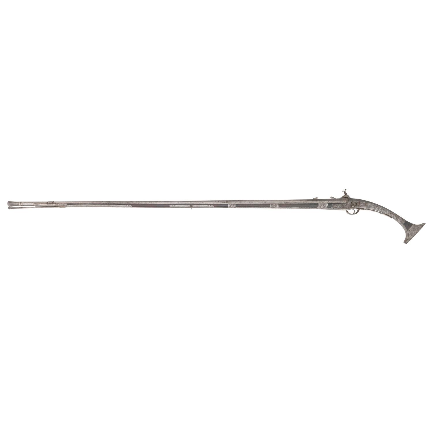 Albanian Tanchika Miquelet Musket Signed Lazari Cominaz