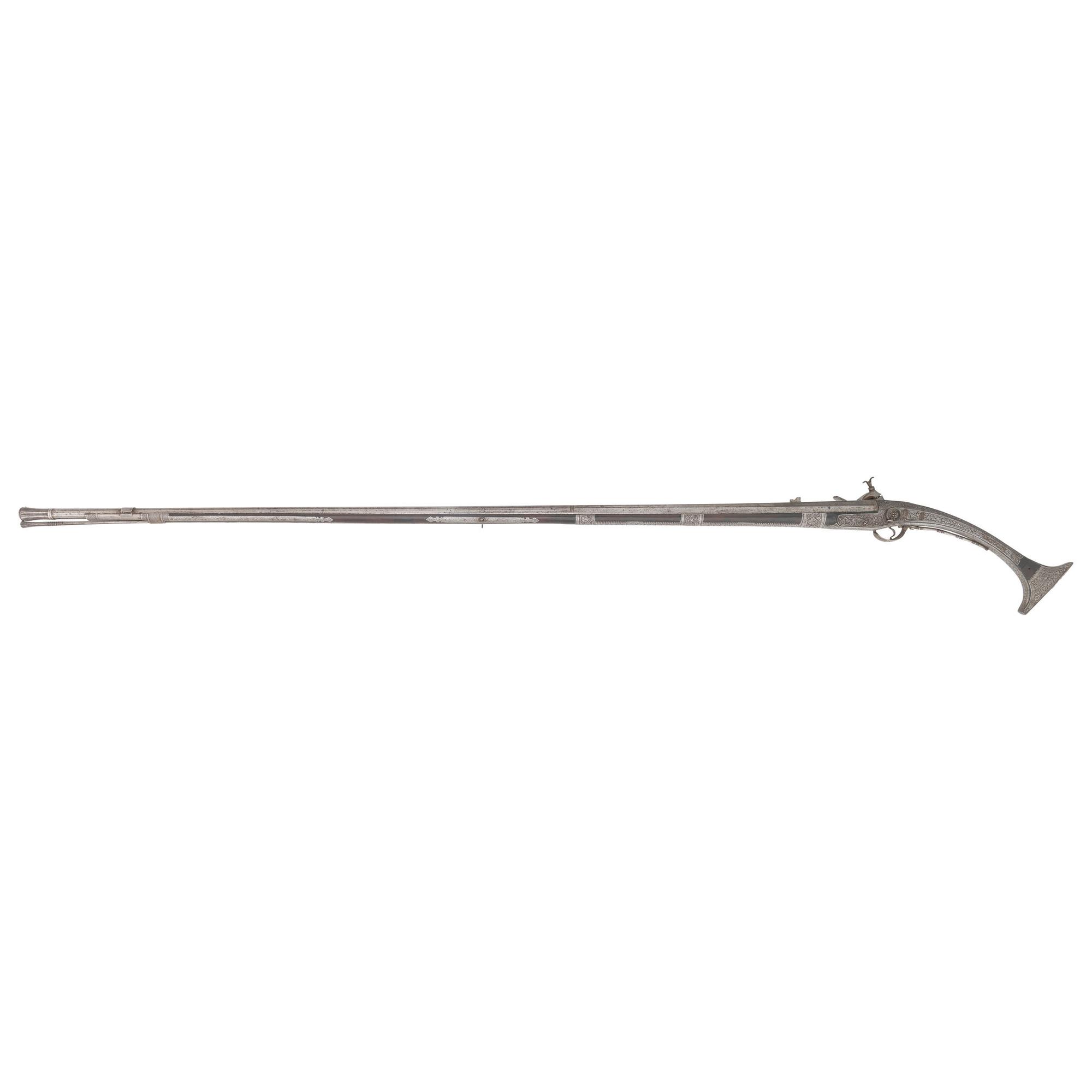 Albanian Tanchika Miquelet Musket Signed Lazari Cominaz