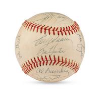 A 1973 Baltimore Orioles Team Signed Autograph Baseball (JSA Letter of Authenticity)
