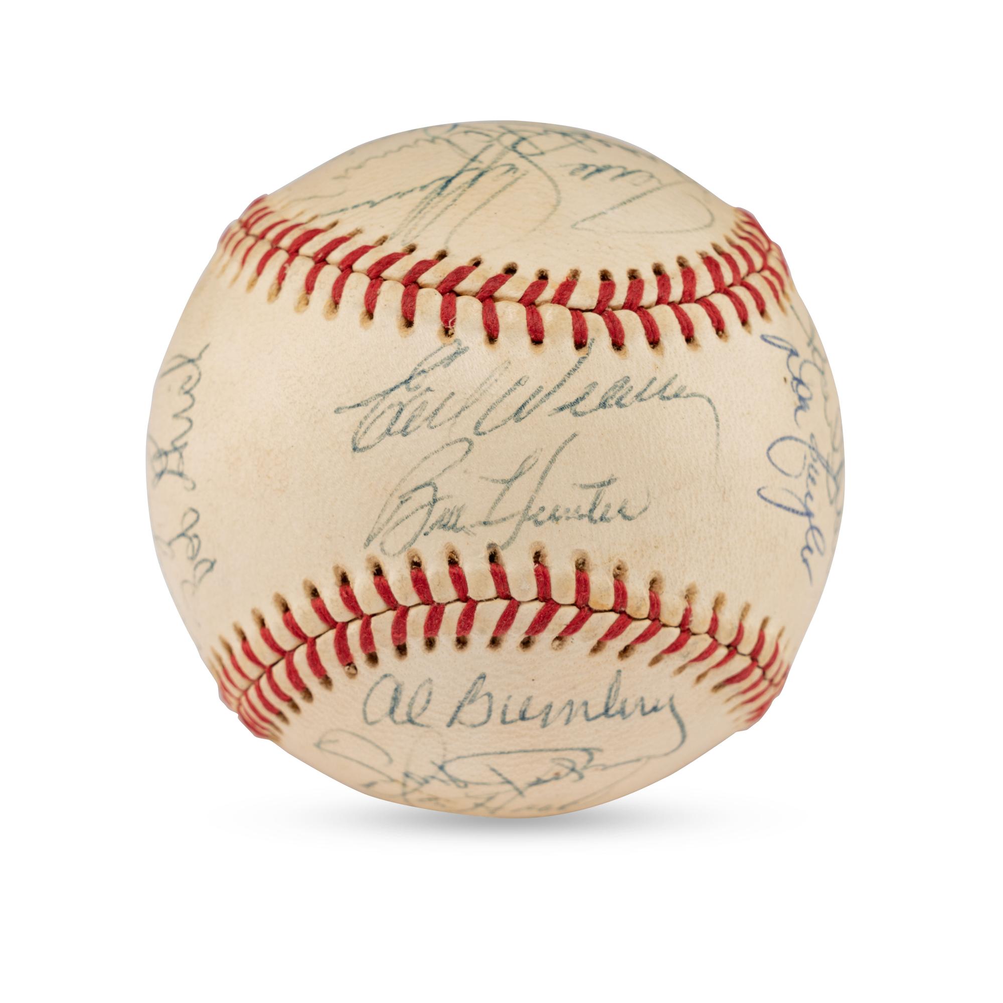 A 1973 Baltimore Orioles Team Signed Autograph Baseball (JSA Letter of Authenticity)