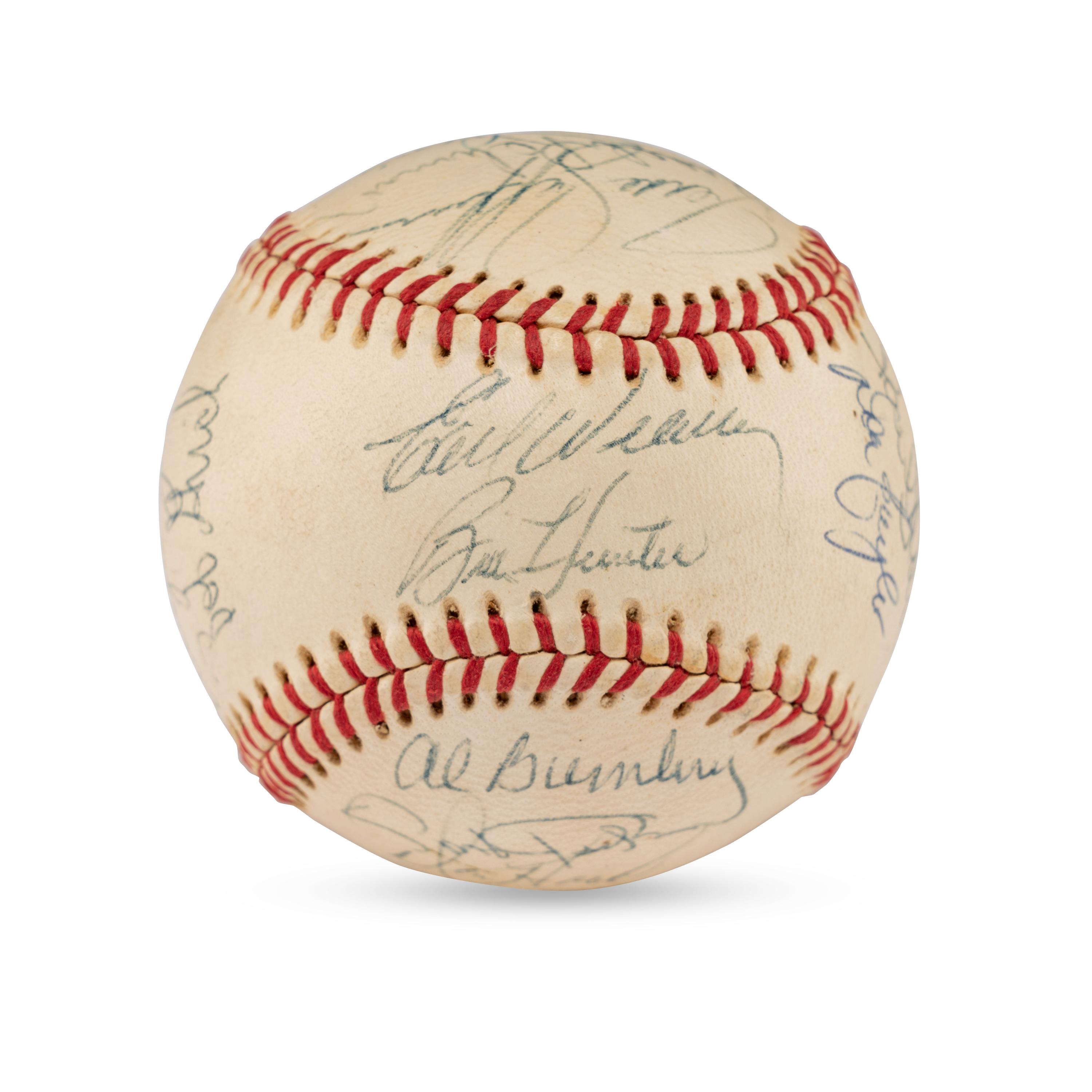 A 1973 Baltimore Orioles Team Signed Autograph Baseball (JSA Letter of Authenticity)