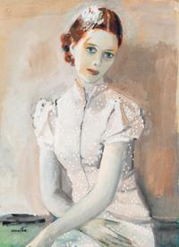 Rajmund Kanelba, (Polish, 1897-1960), Portrait of Mme. Mullard