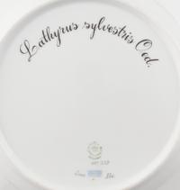 A Set of Six Royal Copenhagen Flora Danica Reticulated Porcelain Luncheon Plates