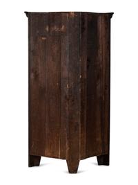 A Late Federal Walnut Corner Cupboard