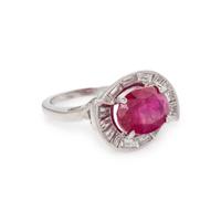 RUBY AND DIAMOND RING