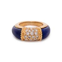 VAN CLEEF & ARPELS, DIAMOND AND LAPIS LAZULI 'PHILIPPINE' RING