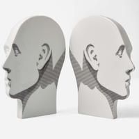 A Wedgwood Sculptural Group Titled "Jungian Shadow II" Designed by Glenys Barton (b 1944) UK, circa 1977